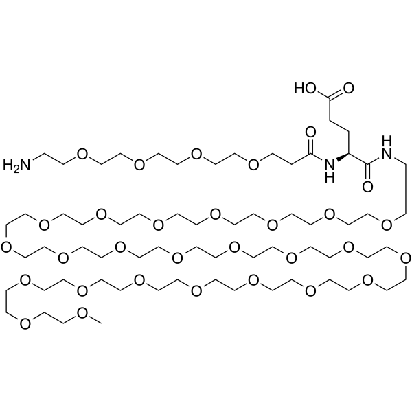 NH2-PEG4-Glu(OH)-NH-m-PEG24图片