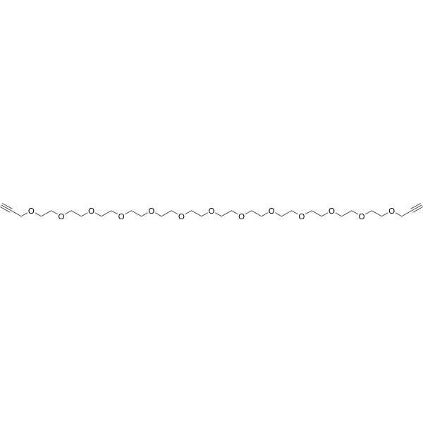 Bis-propargyl-PEG12图片