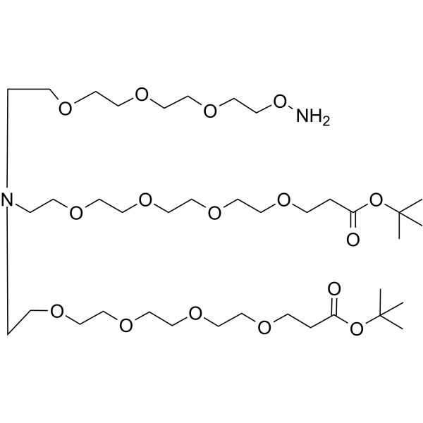 N-(Aminooxy-PEG3)-N-bis(PEG4-Boc)ͼƬ