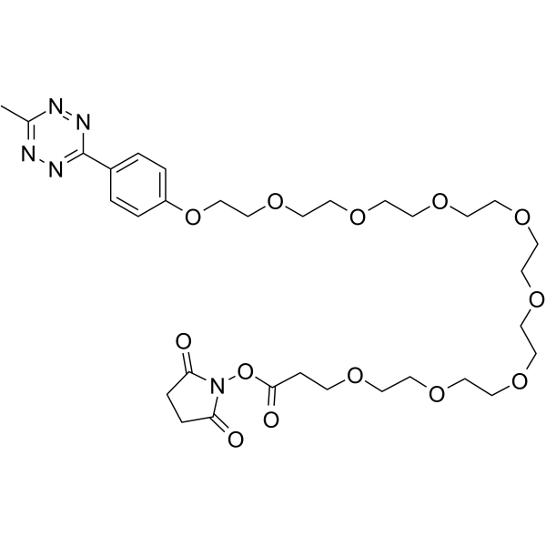 Methyltetrazine-PEG8-NHS ester图片