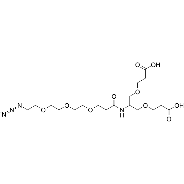 2-(Azido-PEG3-amido)-1,3-bis(carboxylethoxy)propaneͼƬ