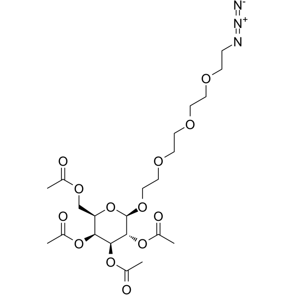 Azido-PEG4-tetra-Ac-beta-D-glucoseͼƬ