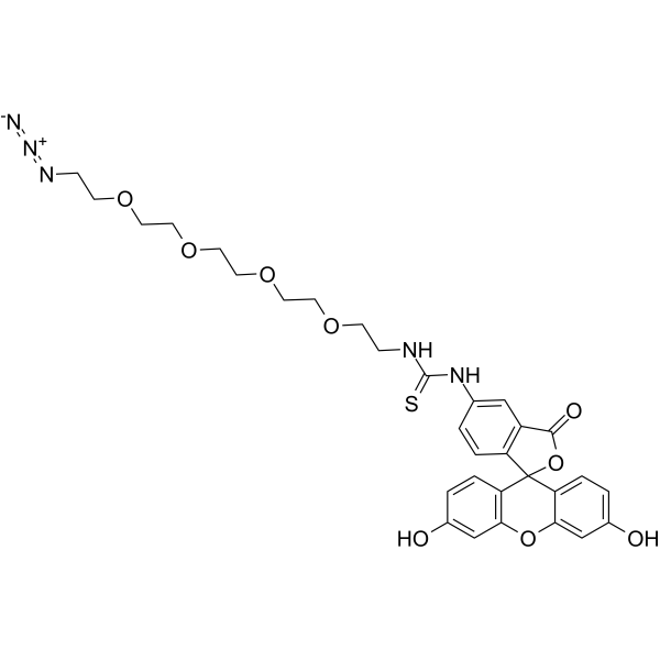 Fluorescein-thiourea-PEG4-azideͼƬ