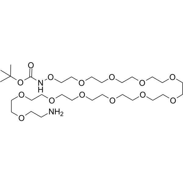 t-Boc-Aminooxy-PEG11-amine图片