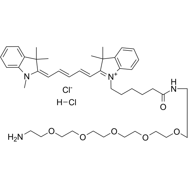 Cy5-PEG5-amine hydrochlorideͼƬ