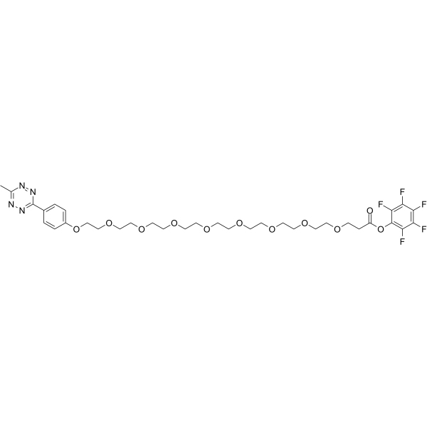 Methyltetrazine-PEG8-PFP ester图片