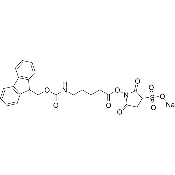 Fmoc-NH-pentanoic acid-NHS-SO3NaͼƬ