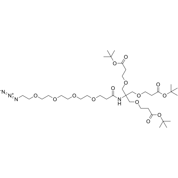 Azido-PEG4-Amido-tri-(t-butoxycarbonylethoxymethyl)-methaneͼƬ