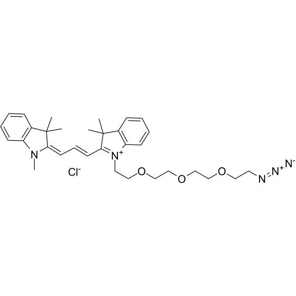 N-methyl-N'-(azide-PEG3)-Cy3ͼƬ