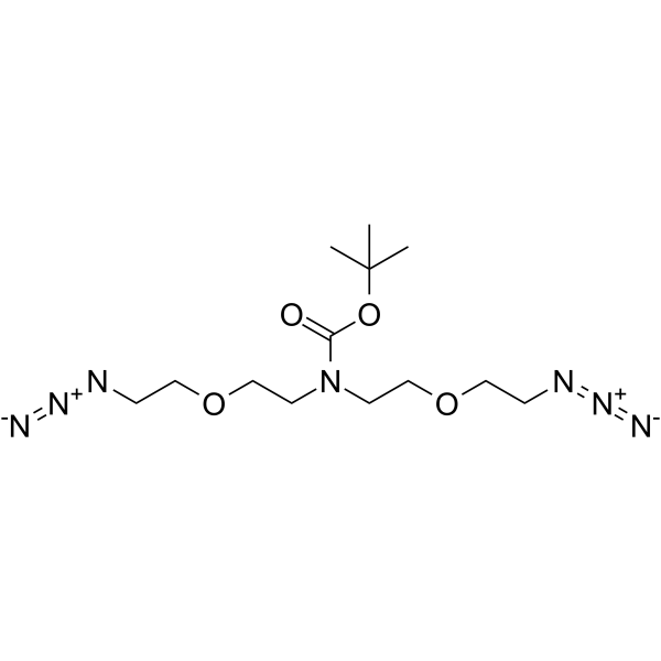 N-Boc-N-bis(C2-PEG1-azide)ͼƬ