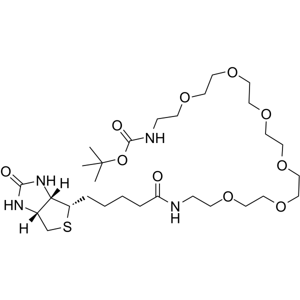 Biotin-PEG6-NH-Boc图片