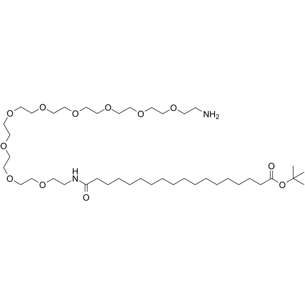 Amino-PEG9-amido-C16-BocͼƬ