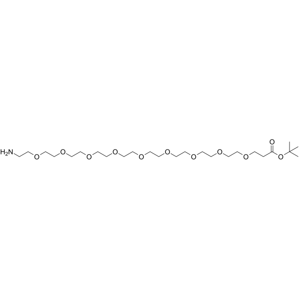 Amino-PEG9-Boc图片