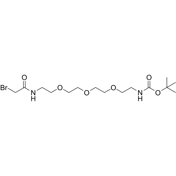 Bromoacetamido-PEG3-NH-BocͼƬ