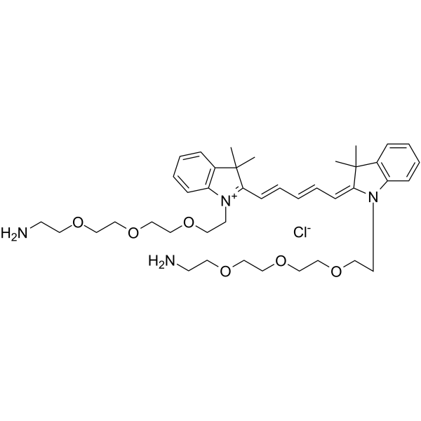 Bis-(N,N'-amine-PEG3)-Cy5ͼƬ