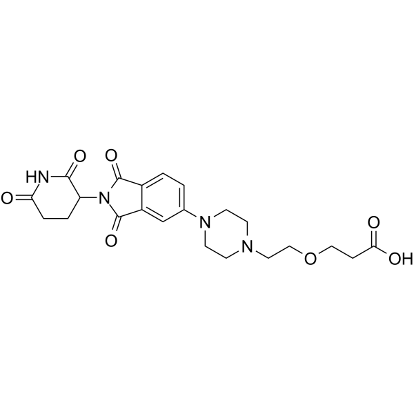 Thalidomide-Piperazine-PEG1-COOH图片