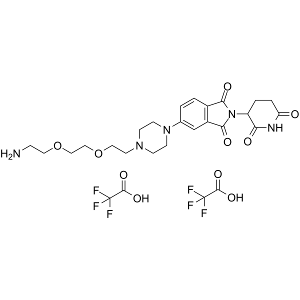 Thalidomide-Piperazine-PEG2-NH2 diTFA图片