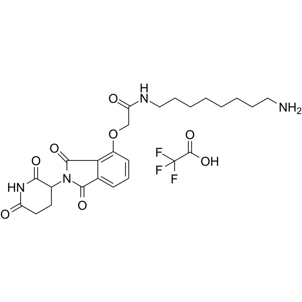 Thalidomide-O-amido-C8-NH2 TFA图片