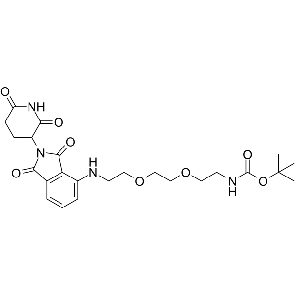 Thalidomide-NH-PEG2-C2-NH-BocͼƬ