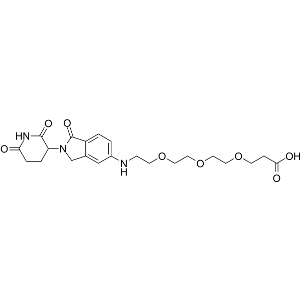 Glutarimide-Isoindolinone-NH-PEG3-COOH图片