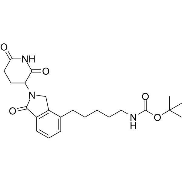 Lenalidomide-C5-amido-Boc图片