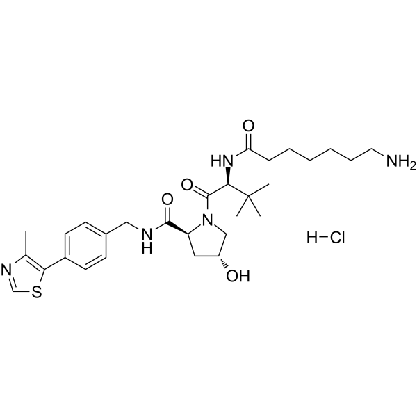 (S,R,S)-AHPC-C6-NH2 hydrochloride图片