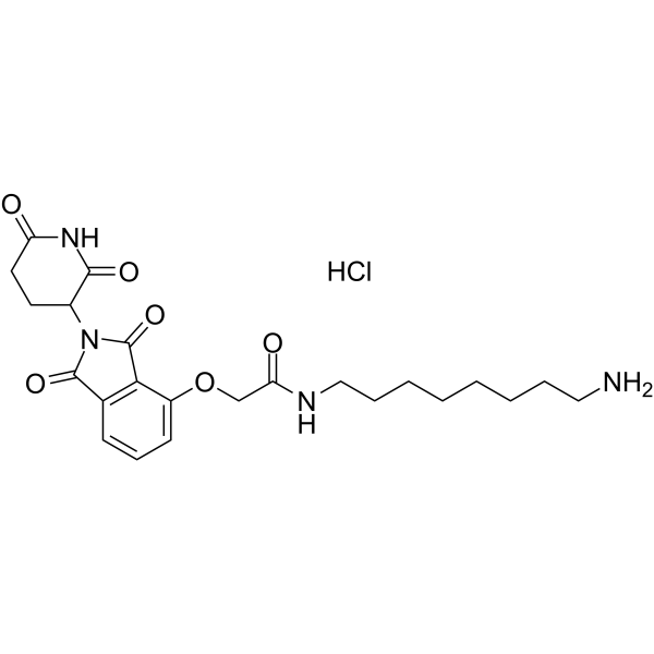 Thalidomide-O-amido-C8-NH2 hydrochlorideͼƬ