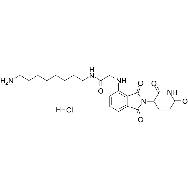 Thalidomide-NH-amido-C8-NH2 hydrochlorideͼƬ