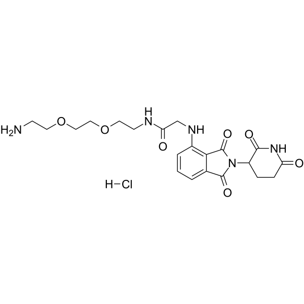 Thalidomide-NH-amido-PEG2-C2-NH2 hydrochlorideͼƬ