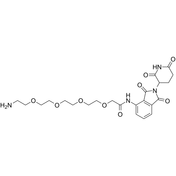 Pomalidomide-amino-PEG4-NH2图片