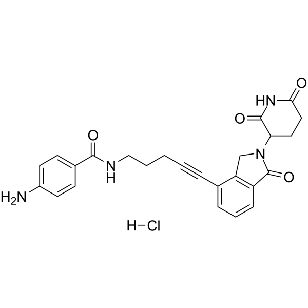 Lenalidomide-propargyl-C2-amido-Ph-NH2 hydrochlorideͼƬ