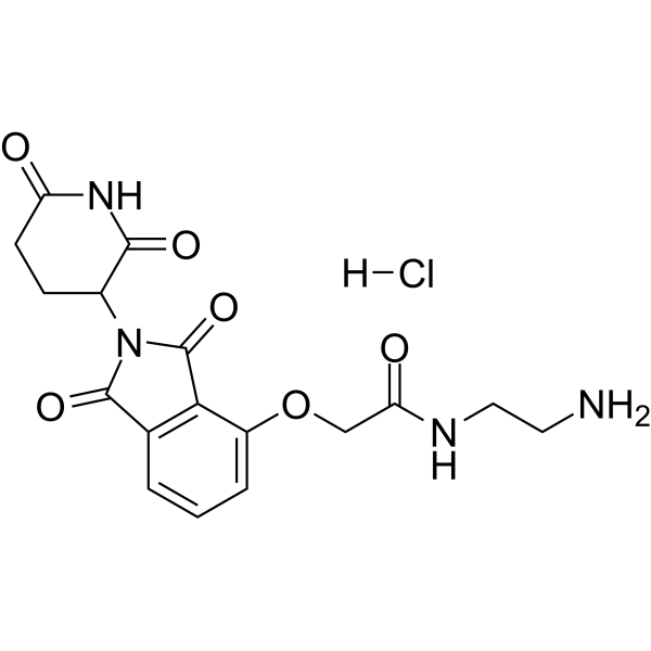 Thalidomide 4'-oxyacetamide-alkyl-C2-amine hydrochlorideͼƬ