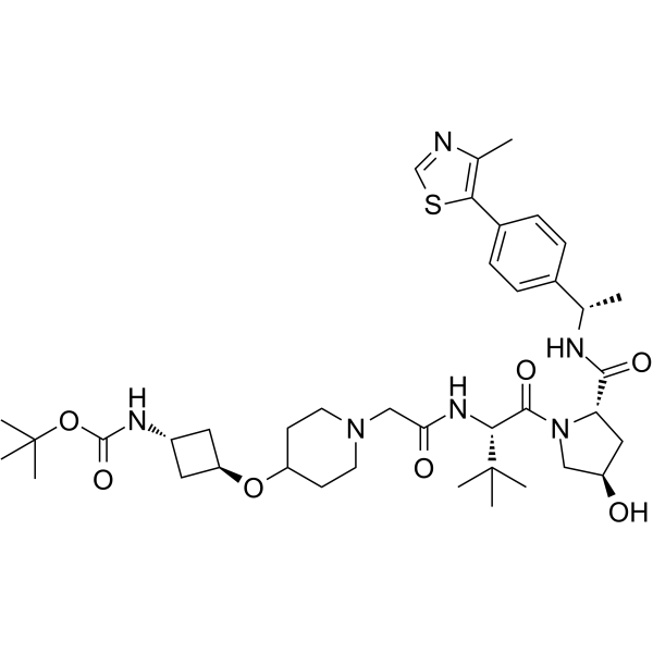 (S,R,S)-AHPC-Boc-trans-3-aminocyclobutanol-Pip-CH2COOH图片