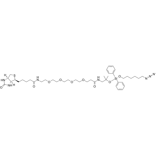 Biotin-PEG4-amino-t-Bu-DADPS-C6-azideͼƬ