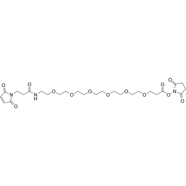 Mal-amido-PEG6-NHS ester图片