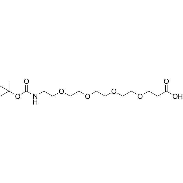 Boc-NH-PEG4-CH2CH2COOH图片