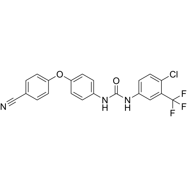 1-(4-Chloro-3-(trifluoromethyl)phenyl)-3-(4-(4-cyanophenoxy)phenyl)ureaͼƬ