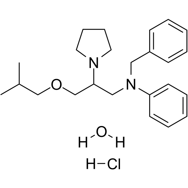 Bepridil hydrochloride hydrate图片