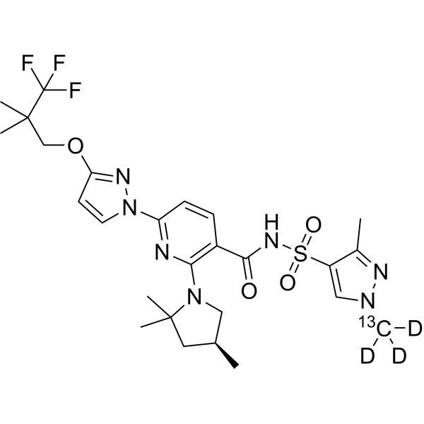 Elexacaftor-13C,d3ͼƬ