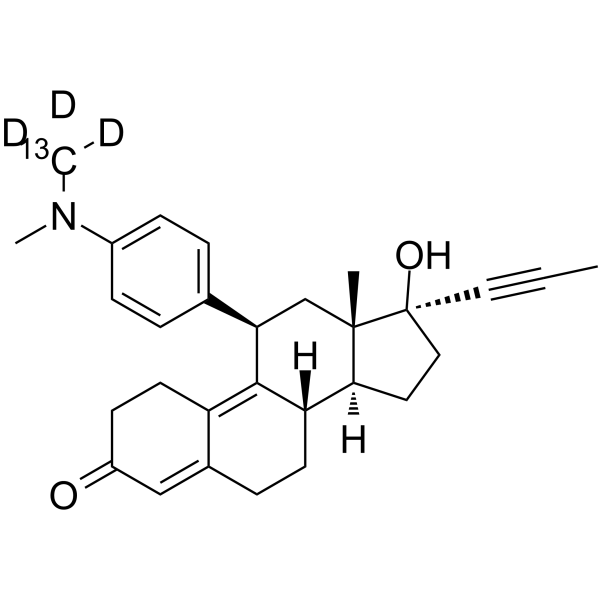 Mifepristone-13C,d3ͼƬ