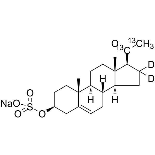 Pregnenolone monosulfate sodium-13C2,d2ͼƬ