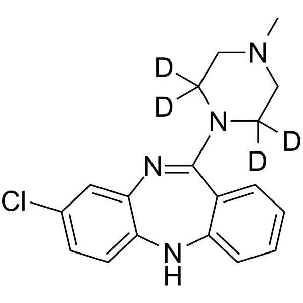 Clozapine-d4图片