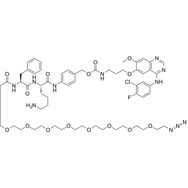 N3-PEG8-Phe-Lys-PABC-GefitinibͼƬ