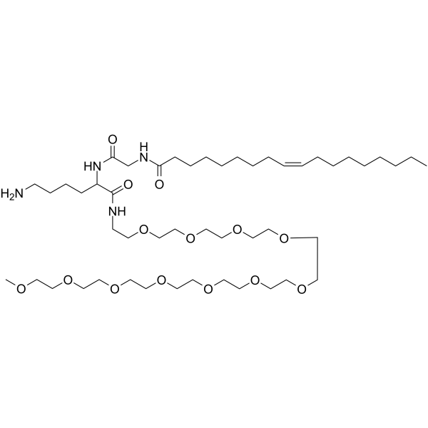 Oleoyl-Gly-Lys-N-(m-PEG11)ͼƬ