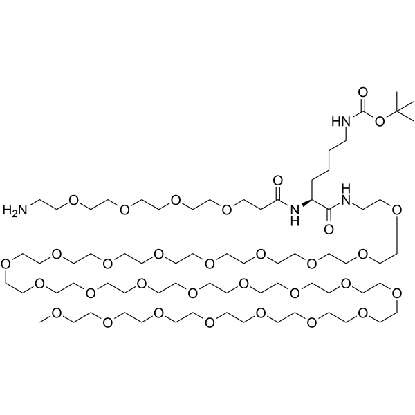 NH2-PEG4-Lys(Boc)-NH-(m-PEG24)ͼƬ