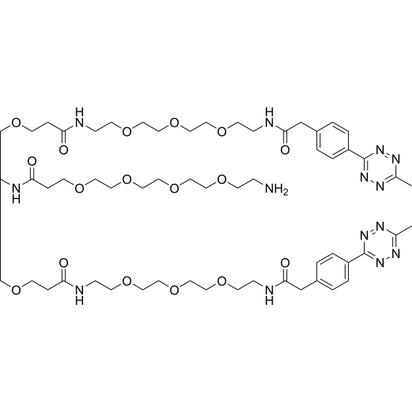 Amino-PEG4-bis-PEG3-methyltetrazineͼƬ