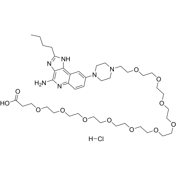 TLR7/8 agonist 4 hydroxy-PEG10-acid hydrochlorideͼƬ