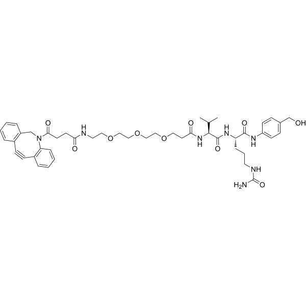 DBCO-PEG4-Propionic-Val-Cit-PABͼƬ