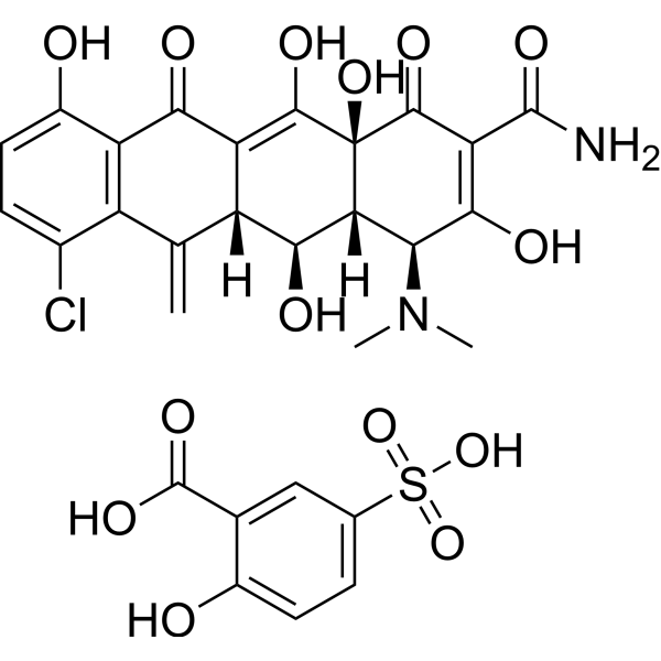 Meclocycline Sulfosalicylate Salt图片