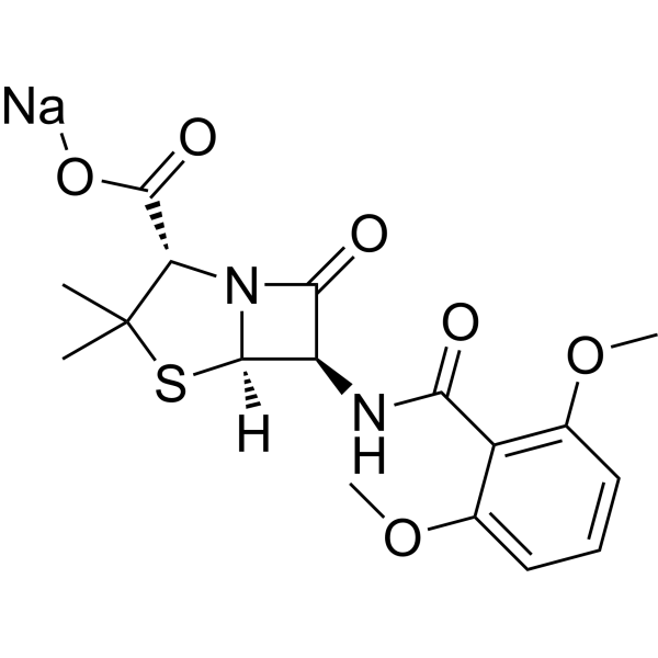 Methicillin sodium salt图片